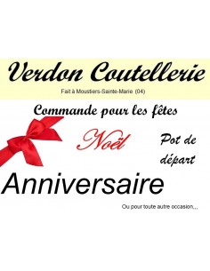Commande pour les fêtes